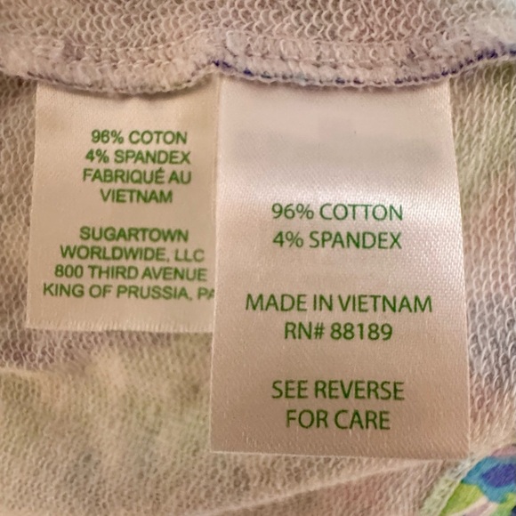 Lilly Pulitzer Skipper Popover Multi Shell of a Party Turtles Sz Small VGUC - Picture 9 of 10